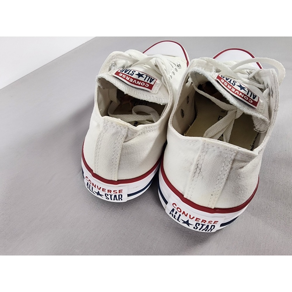 Converse Chuck Taylor All Star Low Top Sneakers White Canvas M9696 Mens 5 Wo 7 - Picture 6 of 14